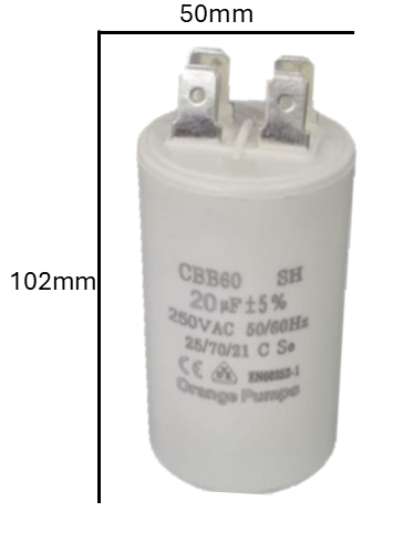 Condensador CBB 100 MFD 220-250V | Capacitor de Arranque