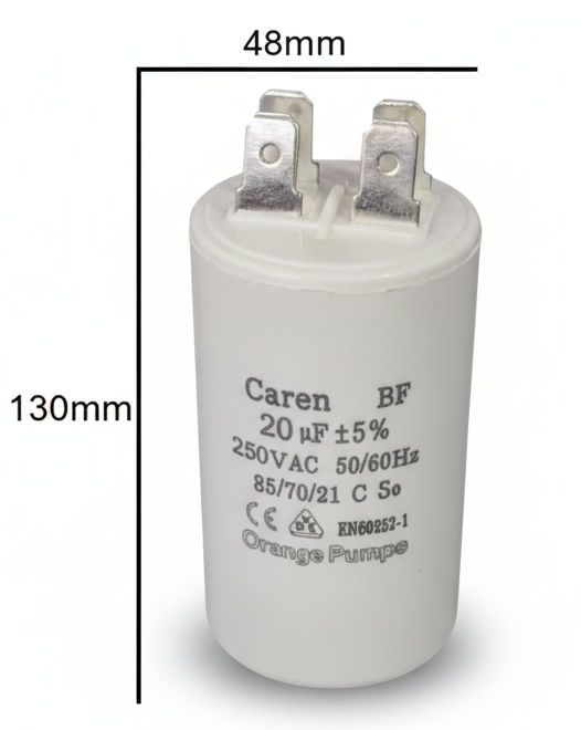 Condensador CBB 125 MFD 220-250V | Capacitor de  Arranque