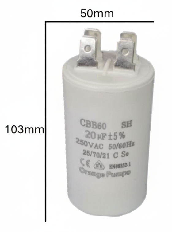 Condensador CBB 130 MFD 220-250V |Capacitor de Arranque