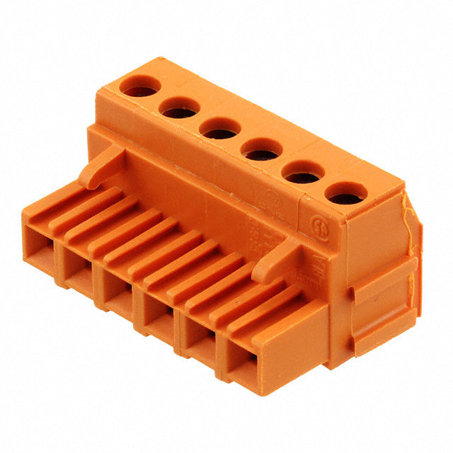 Conector Hembra para Placa PCB 6 Polos 180° 5.08 mm Weidmüller BLA 6B SN OR 1356460000
