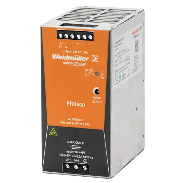 Fuente de Poder Weidmüller PRO ECO 240W 24 V 10 A