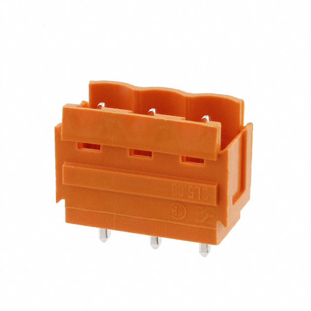 Conector Macho para Placa PCB 3 Polos 180° 5.08 mm Weidmüller SL 5.08/03/180B 1519660000