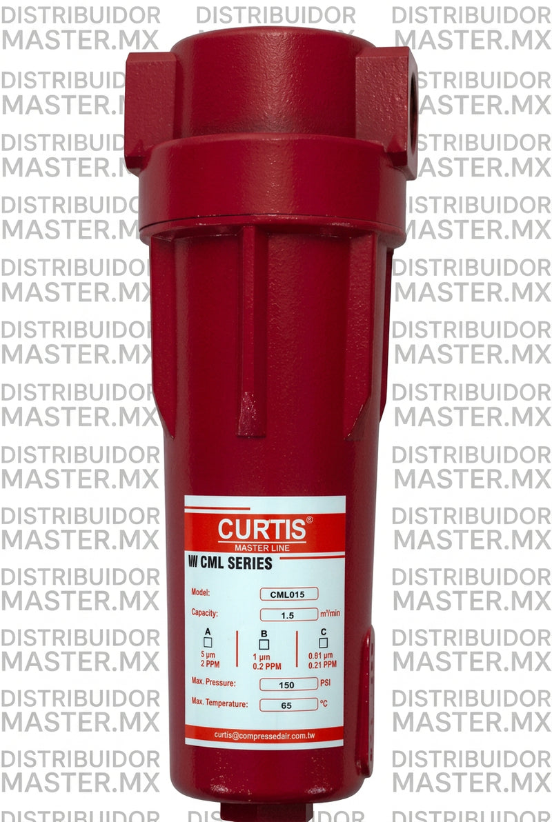Filtro de aire para compresor CML024 - Serie CML Curtis Master Line