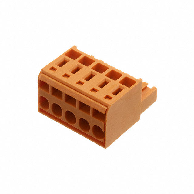 Conector Hembra Conexión Directa para Placa PCB 5 Polos 180° 5.08 mm Weidmüller BLZF 5.08/05/180 1707490000