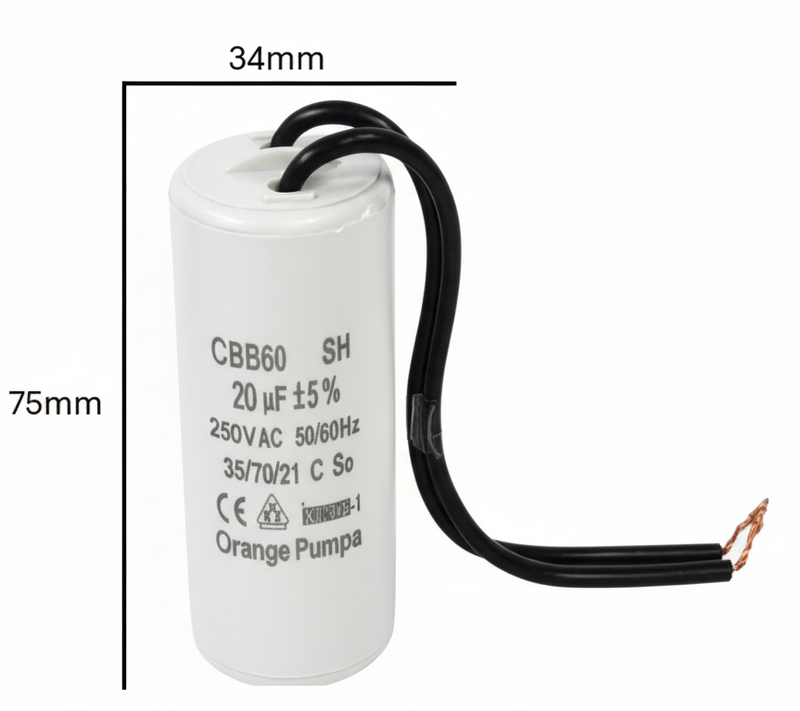 Capacitor NGM 20 MFD 220-250V | Condensador de Trabajo