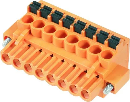 Conector Hembra PUSH IN para Placa PCB 8 Polos 90° 5.00 mm Weidmüller BLF 5.00HC/08/90F 1980700000