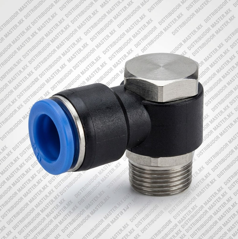 Conector Codo Banjo Métrico EPH0801 — Manguera 8 mm y Rosca 1/8"