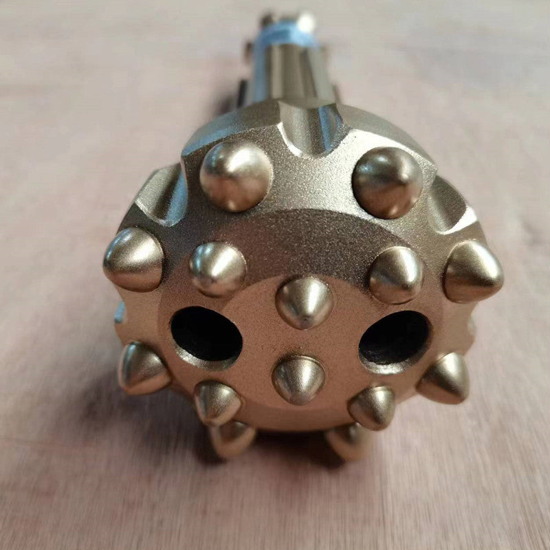 Broca DTH de 3" Cara Plana con Zanco BR2 para Martillo de Fondo