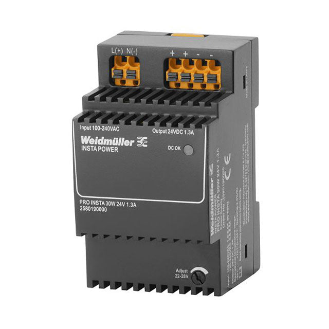 Fuente de Poder Weidmüller PRO INSTA 30W 24 V 1.3 A