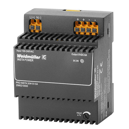 Fuente de Poder Weidmüller PRO INSTA 30W 5 V 6 A