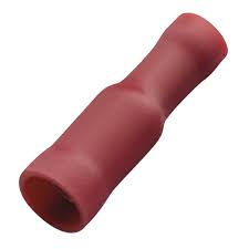 Terminal Manga Redonda Weidmüller 260440 de 0.5 a 1.0 mm² Rojo
