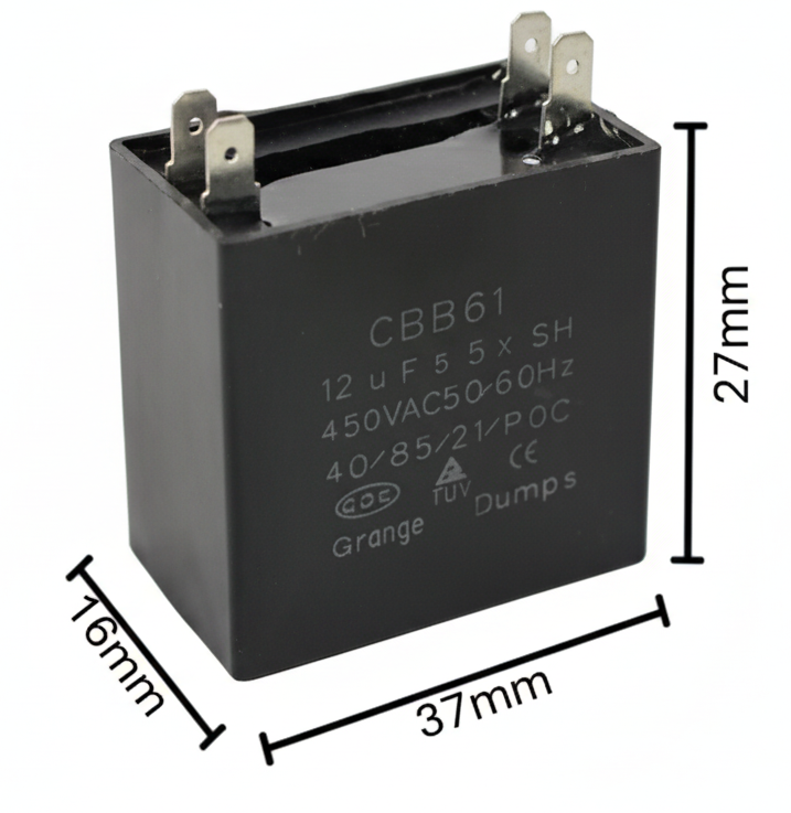 Capacitor 2 MFD 450V |Condensador de Trabajo