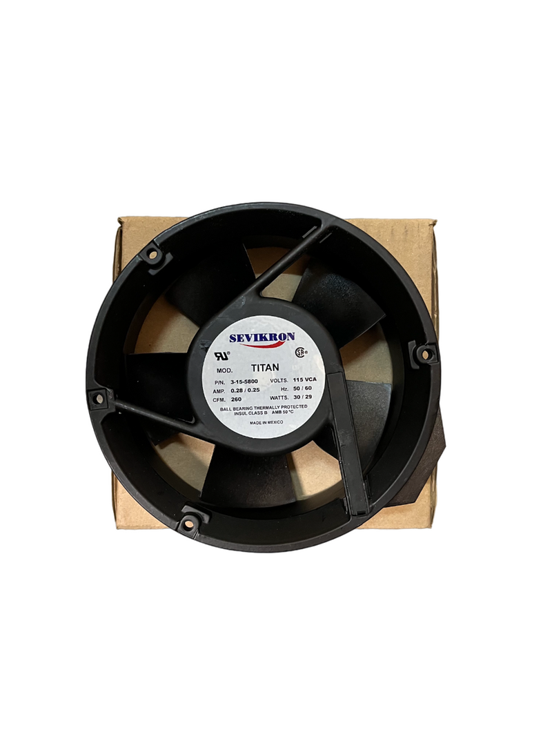 Ventilador 3-15-5800 de 115 Vca 30/29 W 0.28/0.25 A