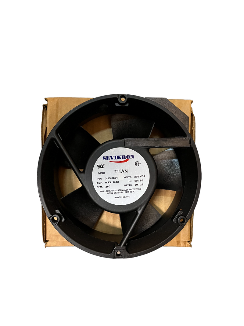 Ventilador 3-15-5801 de 230 Vca 29/28 W 0.13/0.12 A