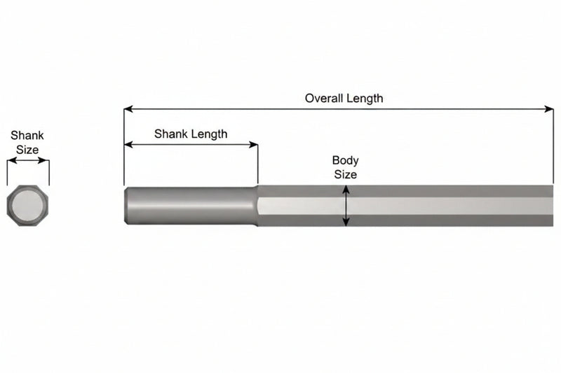 Ajax Tools 3-18 — Blank Sin Collar .680" Redondo 7/8" x 18"
