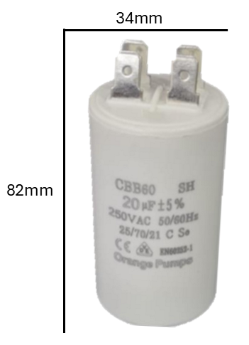 Capacitor CBB 32 MFD 220-250V | Condensador de Arranque