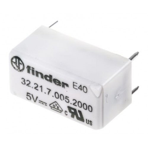Relevador Finder 32.21.7.005.2000 5 Vcd SPDT 6 A a 250 Vca