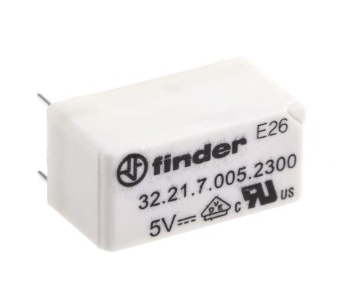 Relevador Finder 32.21.7.005.2300 5 Vcd SPST-NO 6 A a 250 Vca