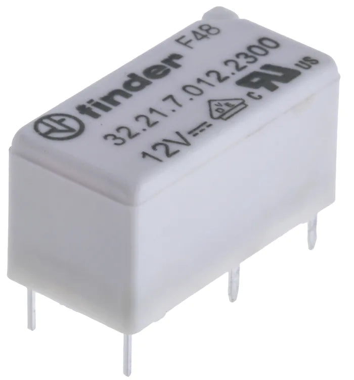 Relevador Finder 32.21.7.012.2300 12 Vcd SPST-NO 6 A a 250 Vca
