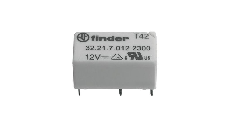 Relevador Finder 32.21.7.012.4300 12 Vcd SPST-NO 6 A a 250 Vca