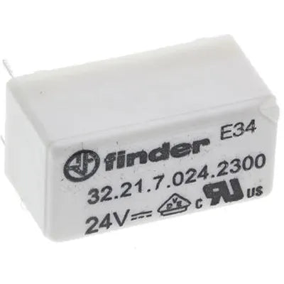 Relevador Finder 32.21.7.024.2300 24 Vcd SPST-NO 6 A a 250 Vca