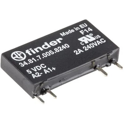 Relevador de Estado Sólido para Circuito Impreso Finder 34.81.7.005.8240 5 Vcd 2 A