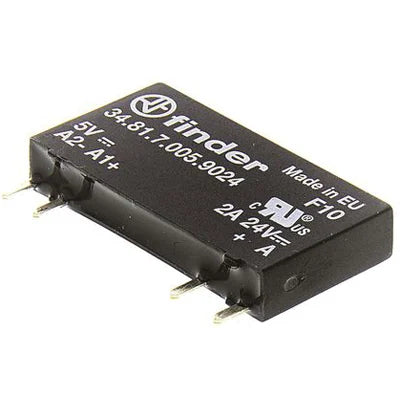 Relevador de Estado Sólido para Circuito Impreso Finder 34.81.7.005.9024 5 Vcd 6 A