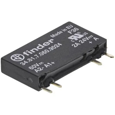 Relevador de Estado Sólido para Circuito Impreso Finder 34.81.7.060.9024 60 Vcd 6 A