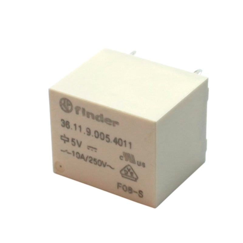 Relevador Finder 36.11.9.005.4011 5 Vcd SPDT 10 A a 250 Vca