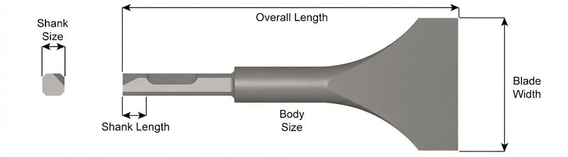 Ajax Tools 380-3 — Cincel Escalador Ancho 7.5" 3" Weld Flux (Ingersoll Rand)