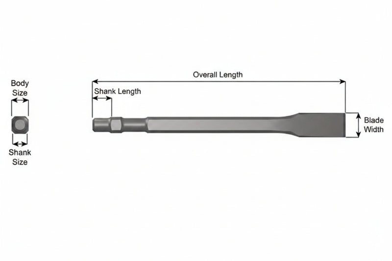 Ajax Tools 386 — Cincel Plano 7" Master Power Style Shank