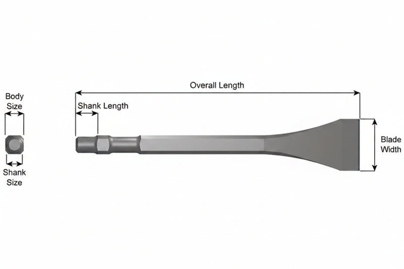 Ajax Tools 387-18 — Cincel de Escariado 18" Master Power Style Shank