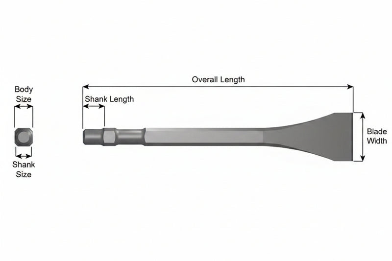 Ajax Tools 387 — Cincel de Escariado 7" Master Power Style Shank