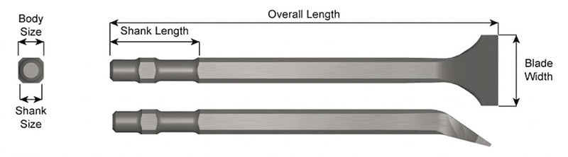 Ajax Tools 388-12 — Cincel Angular 12" Master Power Style Shank