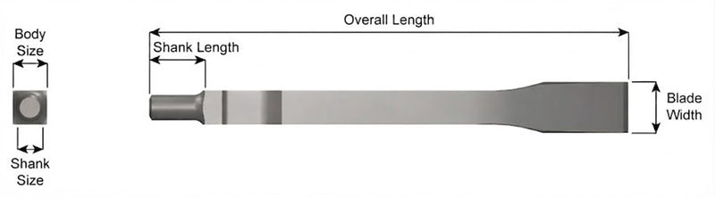 Ajax Tools 392 — Cincel Plano 7" 3/4" Weld Flux (Cleco)