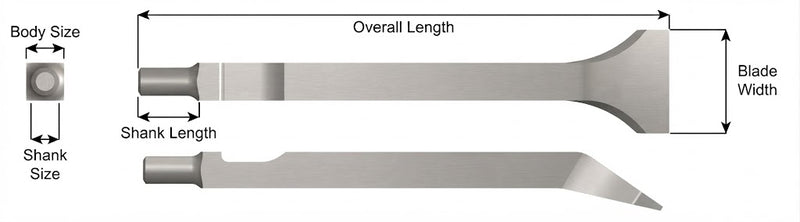Ajax Tools 394-18 — Cincel Angular 18" Cleco Style Shank