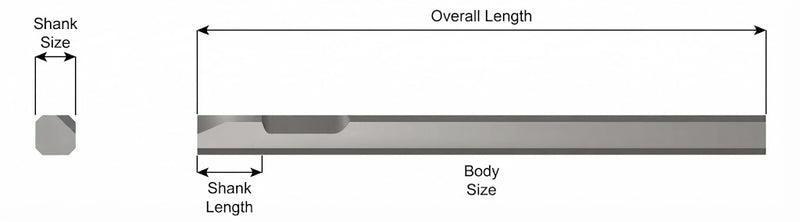 Ajax Tools 395-18 — Cincel Liso 18" Weld Flux (Chicago Pneumatic)