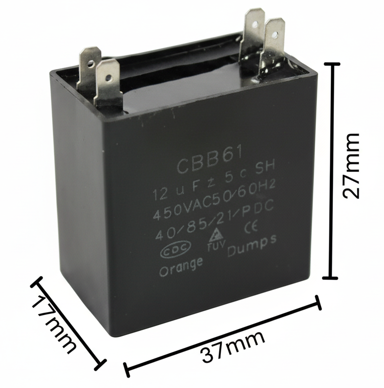 Capacitor 2.5 mfd 450V |Condensador de Trabajo