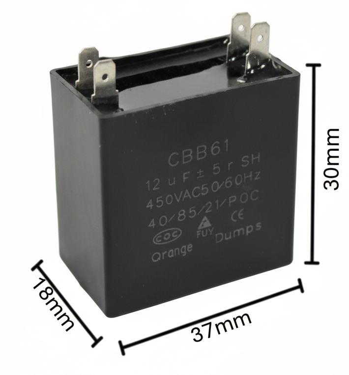 Capacitor de 3.5 MFD 450V | Condensador de Trabajo