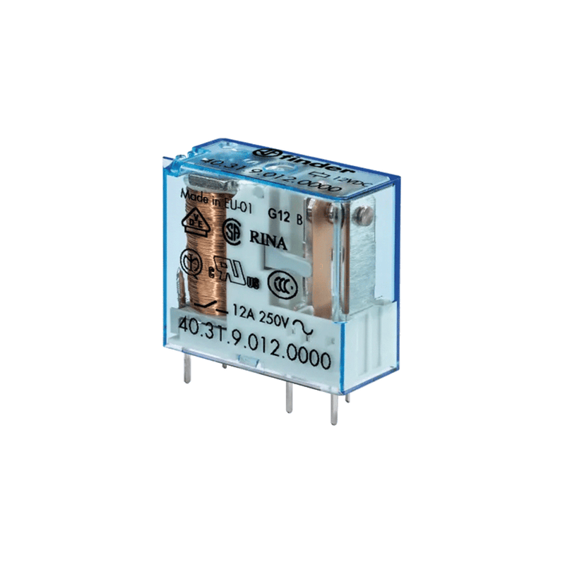 Relevador Finder 40.31.9.012.0000 12 Vcd SPDT 10 A a 250 Vca