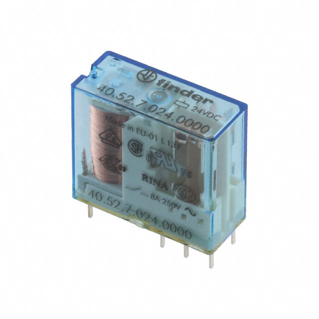 Relevador Finder 40.52.7.024.0000 24 Vcd DPDT 8 A a 250 Vca