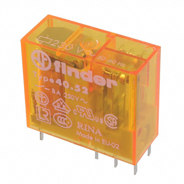 Relevador Finder 40.52.8.230.0000 230 Vca DPDT 8 A a 250 Vca