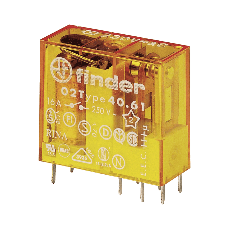 Relevador Finder 40.61.8.120.0000 120 Vca SPDT 16 A a 250 Vca