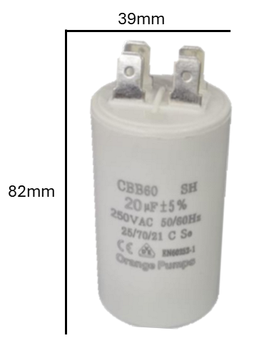 Condensador CBB 40 MFD 220-250V | Capacitor de Arranque