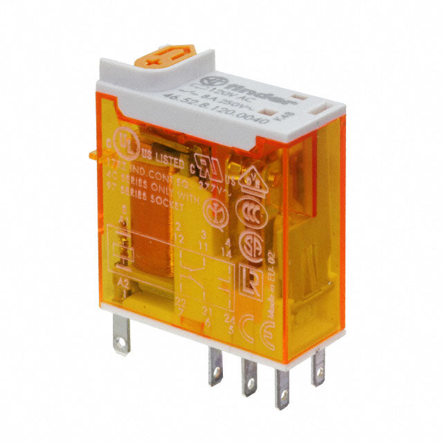 Relevador Enchufable con LED Finder 46.52.8.120.0054 120 Vca DPDT 8 A