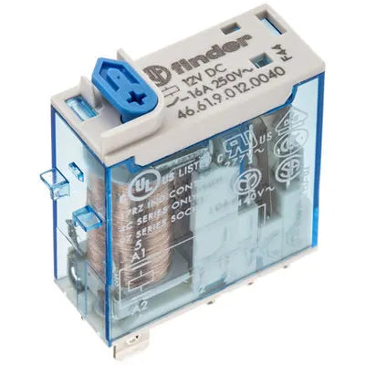 Relevador Enchufable de Potencia Finder 46.61.9.012.0040 12 Vcd SPDT 16 A