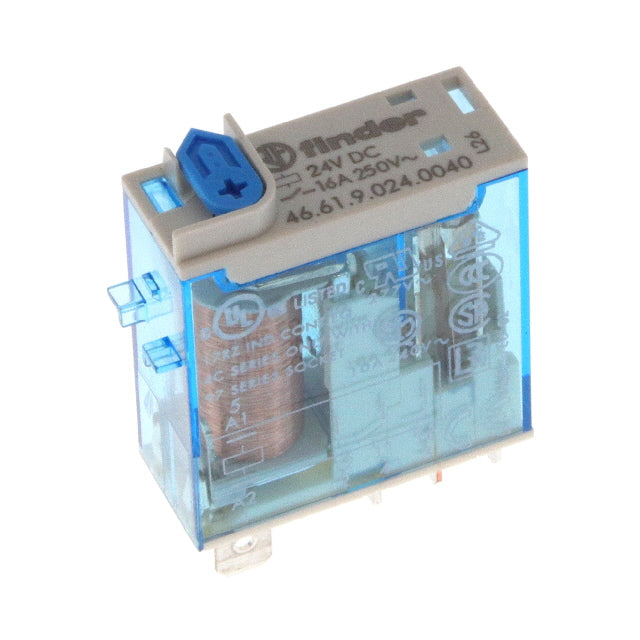 Relevador Enchufable de Potencia Finder 46.61.9.024.0040 24 Vcd SPDT 16 A