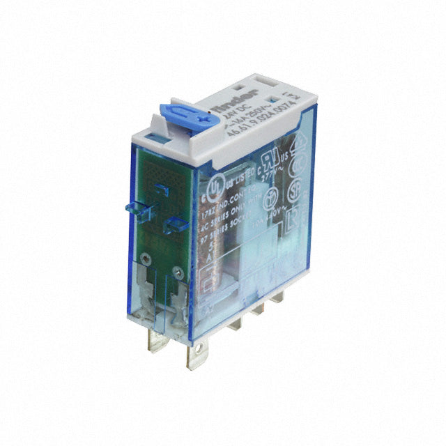 Relevador Enchufable con LED y Diodo Finder 46.61.9.024.0074 24 Vcd SPDT 16 A