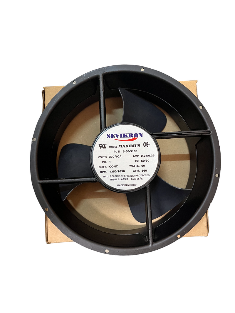 Ventilador 5-50-5100 de 230 Vca 60 W 0.24/0.25 A