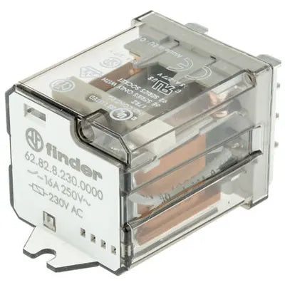 Relevador de Potencia para Chasis Finder 62.82.8.230.0000 230 Vca DPST-NO 16 A
